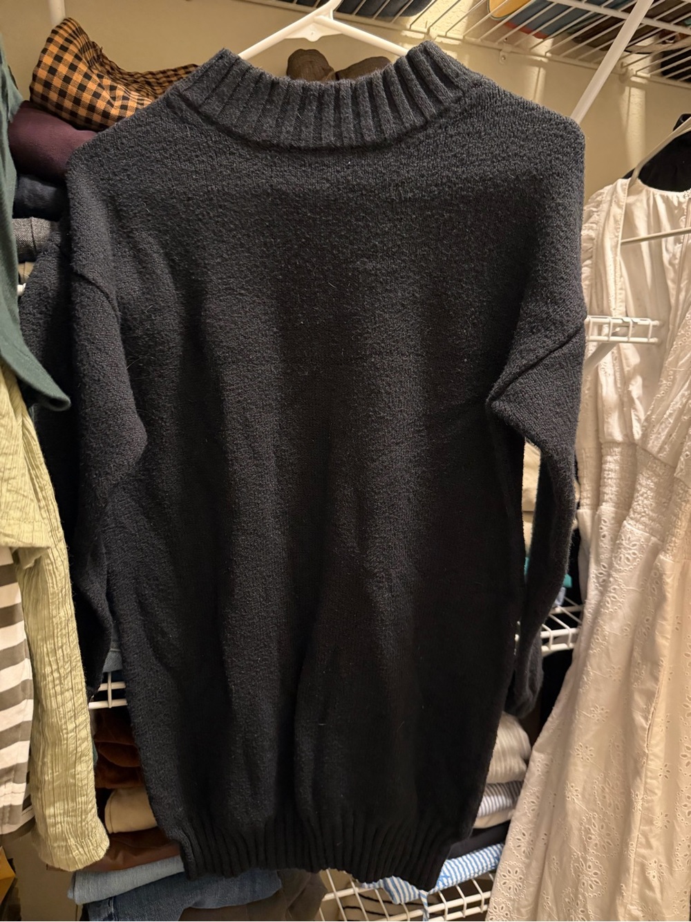 Abound Black Turtleneck Sweater Dress
